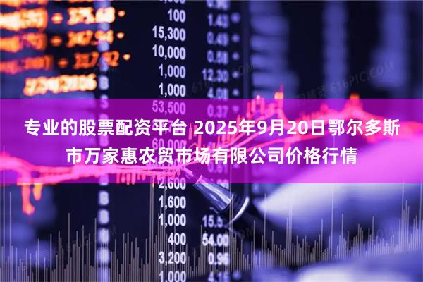 专业的股票配资平台 2025年9月20日鄂尔多斯市万家惠农贸市场有限公司价格行情
